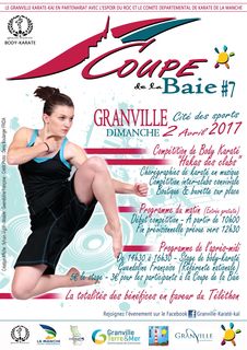 Affiche coupe baie body karate granville 2017