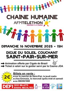 chaine humaine saint pair sur mer 2025