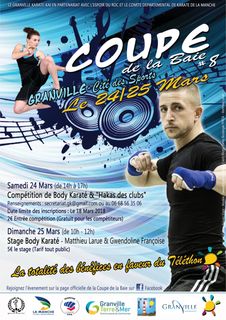 Coupe de la baie de body karate Matthieu Larue Gwendoline Francoise