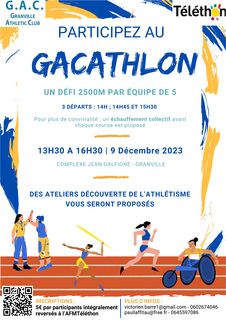 gacathlon course 2500m dÃ©fi gac granville athletic club