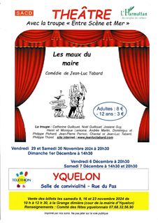 theatre piece yquelon entre scene et mer les maux du maire jean-luc tabard