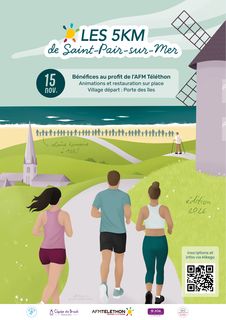 course marche 5 kilometres saint pair sur mer